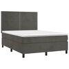 vidaXL &Kappa;&rho;&epsilon;&beta;ά&tau;&iota; Boxspring &mu;&epsilon; &Sigma;&tau;&rho;ώ&mu;&alpha; &Sigma;&kappa;&omicron;ύ&rho;&omicron; &Gamma;&kappa;&rho;&iota; 140x200 &epsilon;&kappa;. &Beta;&epsilon;&lambda;&omicron;ύ&delta;&iota;&nu;&omicron;