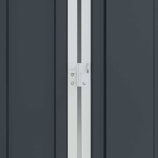 vidaXL Κλουβί Πουλιών με αποθήκευση Ανθρακί 215 x 112 x 141 εκ.
