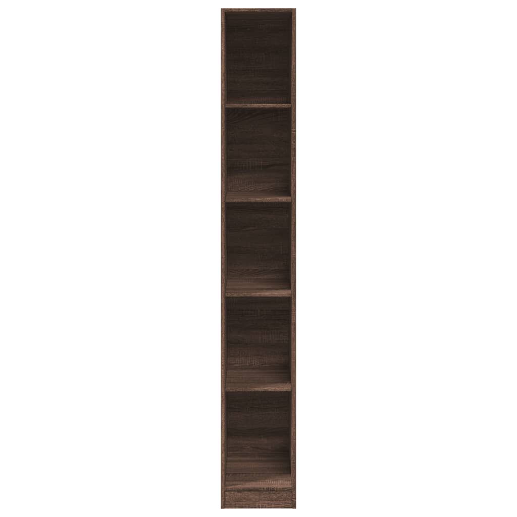 vidaXL Ντουλάπα Καφέ Δρυς 30x50x200 εκ. από Επεξεργασμένο Ξύλο