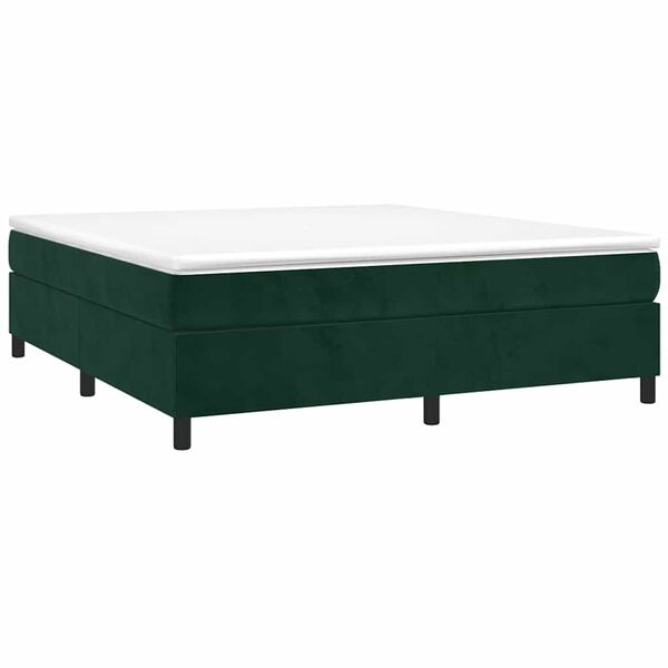 vidaXL &Kappa;&rho;&epsilon;&beta;ά&tau;&iota; Boxspring &mu;&epsilon; &Sigma;&tau;&rho;ώ&mu;&alpha; &Sigma;&kappa;&omicron;ύ&rho;&omicron; &Pi;&rho;ά&sigma;&iota;&nu;&omicron; 180x200&epsilon;&kappa;. &Beta;&epsilon;&lambda;&omicron;ύ&delta;&iota;&nu;&omicron;