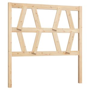 vidaXL Κεφαλάρι Κρεβατιού 81 x 4 x 100 εκ. από Μασίφ Ξύλο Πεύκου