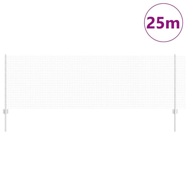 vidaXL &Tau;&epsilon;&nu;&tau;ώ&tau;&omicron; &mu;&epsilon; &sigma;&tau;ή&rho;&iota;&gamma;&mu;&alpha; &Alpha;&sigma;&eta;&mu;ί 0,8 x 25 m &Alpha;&tau;&sigma;ά&lambda;&iota;