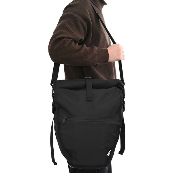 vidaXL Τσάντα Ποδηλάτου για Ράφι Ποδηλάτου 25 L Μαύρη 32.5x17x57 εκ.