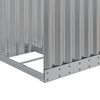 vidaXL Ξυλοθήκη Ανοιχτό Γκρι 40x45x100 εκ. από Γαλβανισμένο Ατσάλι