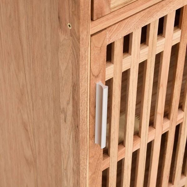 vidaXL Ντουλάπι Μπάνιου 42 x 29 x 182 εκ. από Μασίφ Ξύλο Καρυδιάς