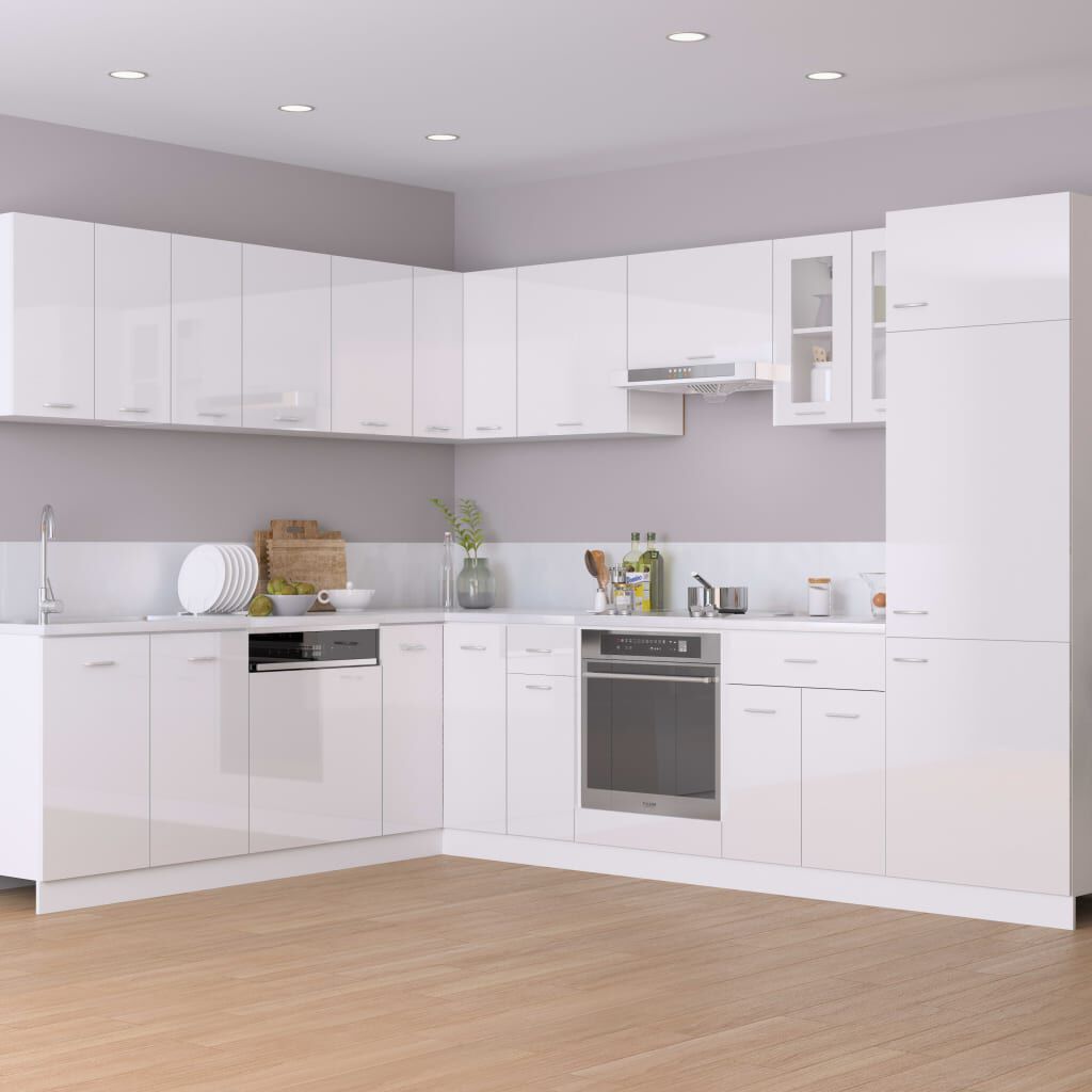 vidaXL Ντουλάπι Κρεμαστό Lyon Γυαλιστερό Λευκό 60x31x40εκ. από