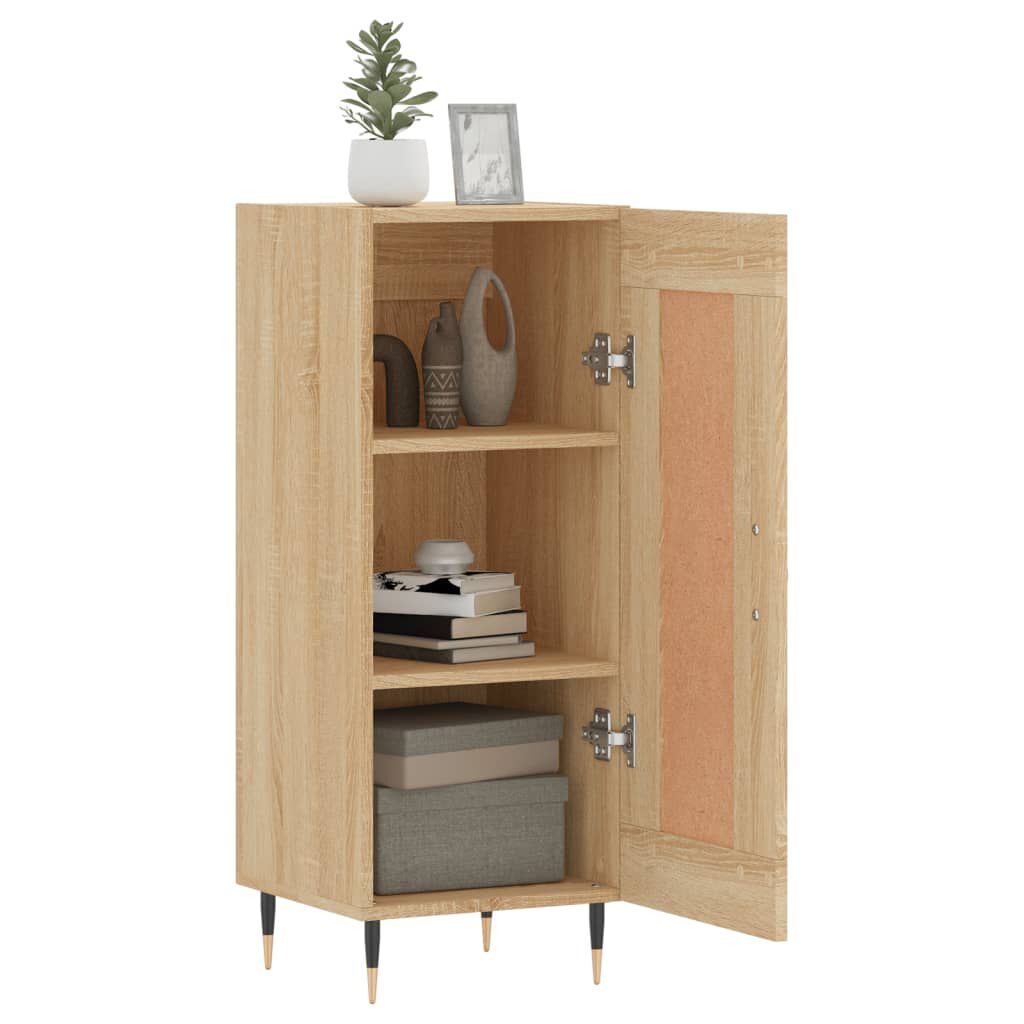 vidaXL Ντουλάπι Sonoma Δρυς 34,5x34x90 εκ. από Επεξεργασμένο Ξύλο
