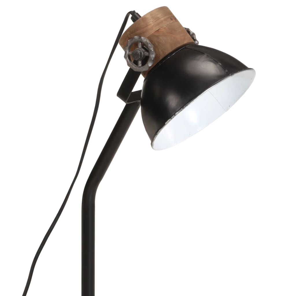 vidaXL Φωτιστικό Γραφείου 25 W Μαύρο 18x18x60 εκ. Ε27
