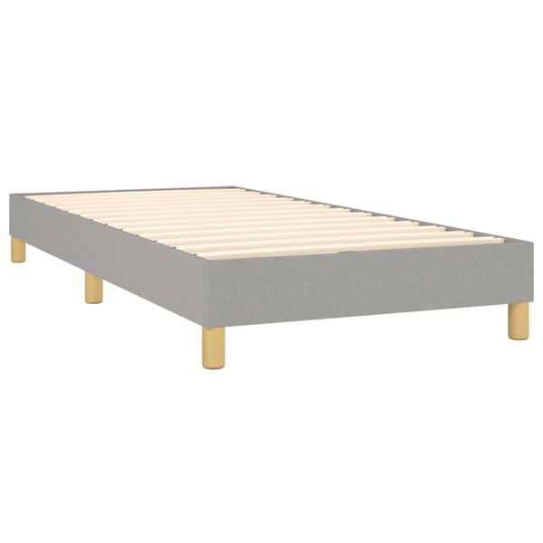 vidaXL &Kappa;&rho;&epsilon;&beta;ά&tau;&iota; Boxspring &mu;&epsilon; &Sigma;&tau;&rho;ώ&mu;&alpha; &Alpha;&nu;&omicron;&iota;&chi;&tau;ό &Gamma;&kappa;&rho;&iota; 90x200 &epsilon;&kappa;. &Upsilon;&phi;&alpha;&sigma;&mu;ά&tau;&iota;&nu;&omicron;