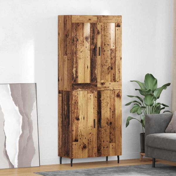 vidaXL Highboard 2 pcs &Pi;&alpha;&lambda;&iota;ό &xi;ύ&lambda;&omicron; &Epsilon;&pi;&epsilon;&xi;&epsilon;&rho;&gamma;&alpha;&sigma;&mu;έ&nu;&omicron; &xi;ύ&lambda;&omicron;