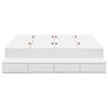vidaXL Κρεβάτι με αποθηκευτικό χώρο Λευκό 226.5 x 135 x 31.5 εκ