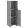 vidaXL Ντουλάπι Μπάνιου Γκρι Sonoma 30x30x95 εκ. Επεξεργασμένο Ξύλο