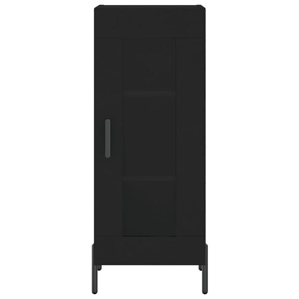 vidaXL Ντουλάπι Μαύρο 34,5 x 34 x 90 εκ. από Επεξεργασμένο Ξύλο