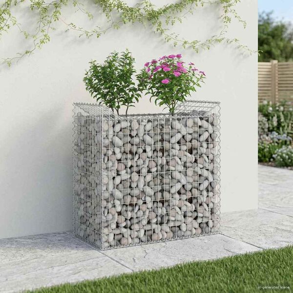 vidaXL &Alpha;&nu;&alpha;&sigma;&eta;&kappa;&omega;&mu;έ&nu;&omicron; &kappa;&rho;&epsilon;&beta;ά&tau;&iota; gabion &Alpha;&sigma;&eta;&mu;ί 50 x 100 x 100 &epsilon;&kappa;