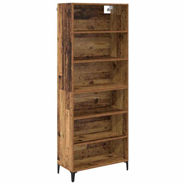 vidaXL Highboard &Pi;&alpha;&lambda;&iota;ό &Xi;ύ&lambda;&omicron; 69,5 x 34 x 180 &epsilon;&kappa;. &Epsilon;&pi;&epsilon;&xi;&epsilon;&rho;&gamma;&alpha;&sigma;&mu;έ&nu;&omicron; &xi;ύ&lambda;&omicron;