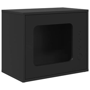 vidaXL &Sigma;&pi;ί&tau;&iota; &Gamma;ά&tau;&alpha;&sigmaf; &Mu;&alpha;ύ&rho;&omicron; 51 x 30 x 42,5 &epsilon;&kappa; &Epsilon;&pi;&epsilon;&xi;&epsilon;&rho;&gamma;&alpha;&sigma;&mu;έ&nu;&omicron; &Xi;ύ&lambda;&omicron;