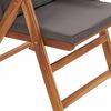 vidaXL Καρέκλα Κήπου 4 pcs Καφέ 57 x 71.5 x 104εκ Μασίφ ξύλο teak