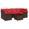 vidaXL &Sigma;&epsilon;&tau; &Kappa;&alpha;&nu;&alpha;&pi;έ &Kappa;ή&pi;&omicron;&upsilon; 7 pcs &Mu;&pi;έ&zeta; &kappa;&alpha;&iota; &Kappa;ό&kappa;&kappa;&iota;&nu;&omicron; &sigma;&upsilon;&nu;&theta;&epsilon;&tau;&iota;&kappa;ό &rho;&alpha;&tau;ά&nu;