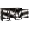 vidaXL Πλαίσιο Τριπλό για Κάδους 210x75x121 εκ. Βαμμένο Μασίφ Πεύκο