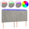 vidaXL &Kappa;&epsilon;&phi;&alpha;&lambda;ά&rho;&iota; &Kappa;&rho;&epsilon;&beta;&alpha;&tau;&iota;&omicron;ύ LED &Alpha;&nu;&omicron;&iota;&chi;&tau;ό &Gamma;&kappa;&rho;&iota; 160x5x118/128 &epsilon;&kappa;. &Beta;&epsilon;&lambda;&omicron;ύ&delta;&iota;&nu;&omicron;