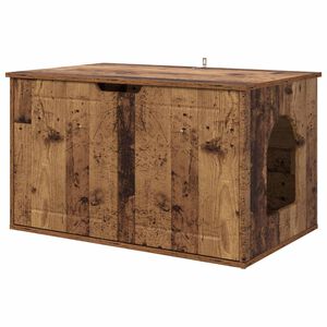 vidaXL &Sigma;&pi;ί&tau;&iota; &Gamma;ά&tau;&alpha;&sigmaf; &Pi;&alpha;&lambda;&iota;ό &xi;ύ&lambda;&omicron; 85 x 55 x 50,5 &epsilon;&kappa; &Epsilon;&pi;&epsilon;&xi;&epsilon;&rho;&gamma;&alpha;&sigma;&mu;έ&nu;&omicron; &Xi;ύ&lambda;&omicron;