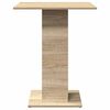 vidaXL Τραπέζι Bistro Χρώμα Sonoma Δρυς 60 x 60 x 75 εκ. Επεξ. Ξύλο