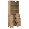 vidaXL Highboard &mu;&epsilon; &sigma;&upsilon;&rho;&tau;ά&rho;&iota; Artisan Oak 69,5 x 34 x 180 &epsilon;&kappa;.