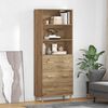vidaXL Highboard Artisan Oak 69,5 x 32,5 x 180 &epsilon;&kappa; &Epsilon;&pi;&epsilon;&xi;&epsilon;&rho;&gamma;&alpha;&sigma;&mu;έ&nu;&omicron; &xi;ύ&lambda;&omicron;
