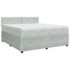 vidaXL &Kappa;&rho;&epsilon;&beta;ά&tau;&iota; box spring &mu;&epsilon; &sigma;&tau;&rho;ώ&mu;&alpha; &Alpha;&nu;&omicron;&iota;&chi;&tau;ό &gamma;&kappa;&rho;&iota; 140 x 190 cm &Beta;&epsilon;&lambda;&omicron;ύ&delta;&omicron;