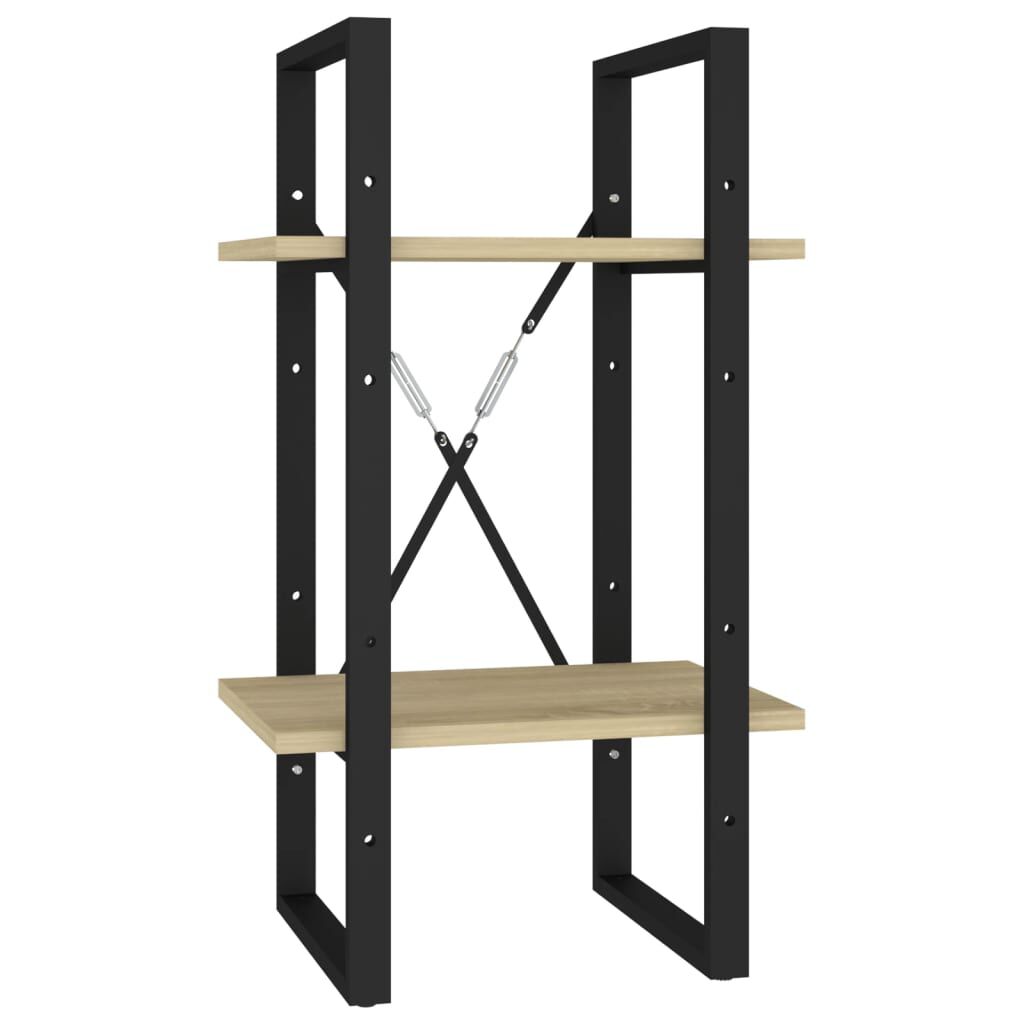 vidaXL Βιβλιοθήκη με 5 Ράφια Sonoma Δρυς 40 x 30 x 175 εκ. Επεξ. Ξύλο