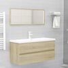 vidaXL Ντουλάπι Νιπτήρα Sonoma Δρυς 100x38,5x45 εκ. από Επεξ. Ξύλο