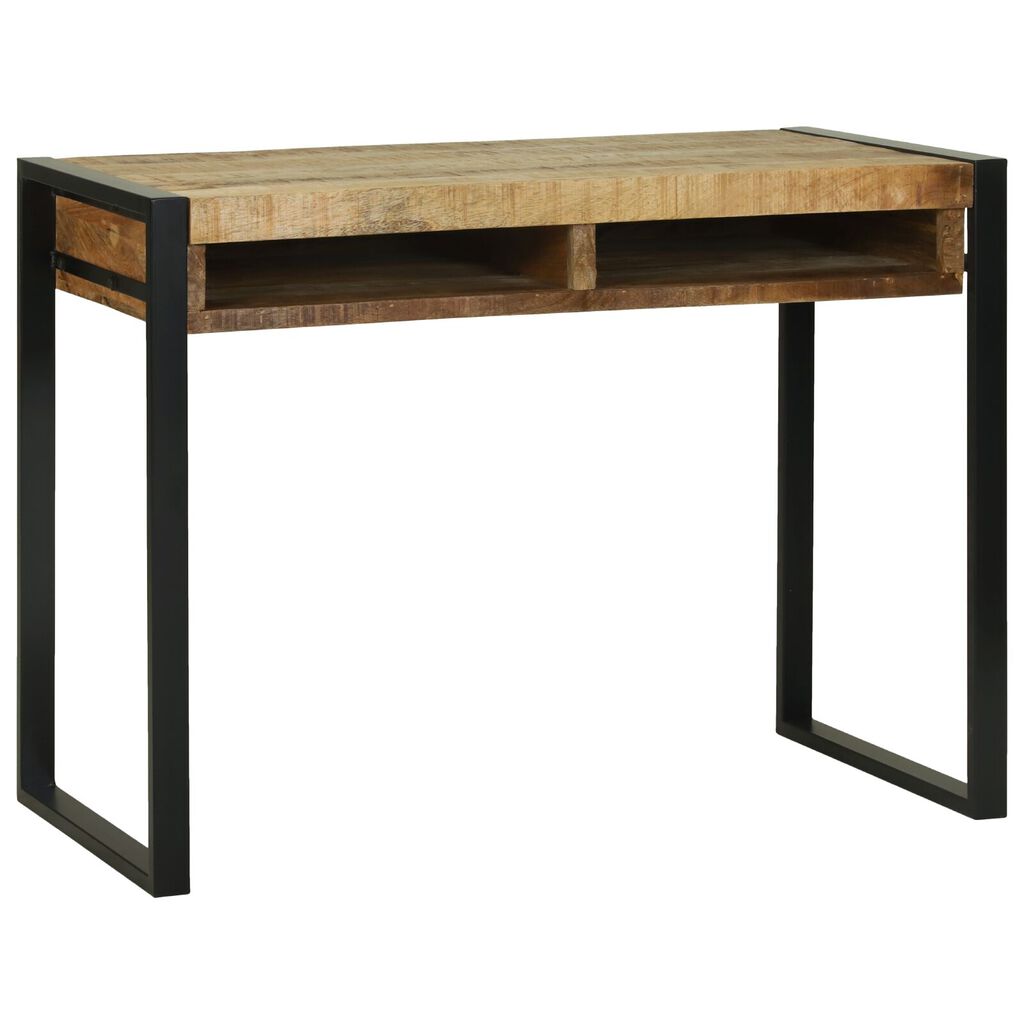 vidaXL Καθρέφτης με Τουλάπι 100x50x75 εκ Solid Rough Wood Mango