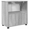 vidaXL Ντουλάπι Μπάνιου με ράφι με πόρτα Γκρι sonoma 61 x 35 x 64 εκ.