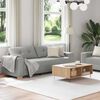vidaXL Σετ Καναπέ με μαξιλάρι 2 pcs Γκρι 221 x 78 x 80 εκ Ύφασμα