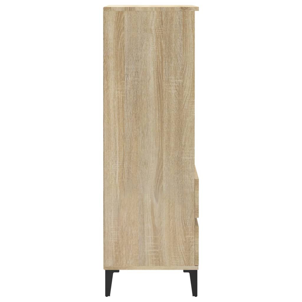 vidaXL Ντουλάπι Sonoma Δρυς 40x36x110 εκ. από Επεξεργασμένο Ξύλο