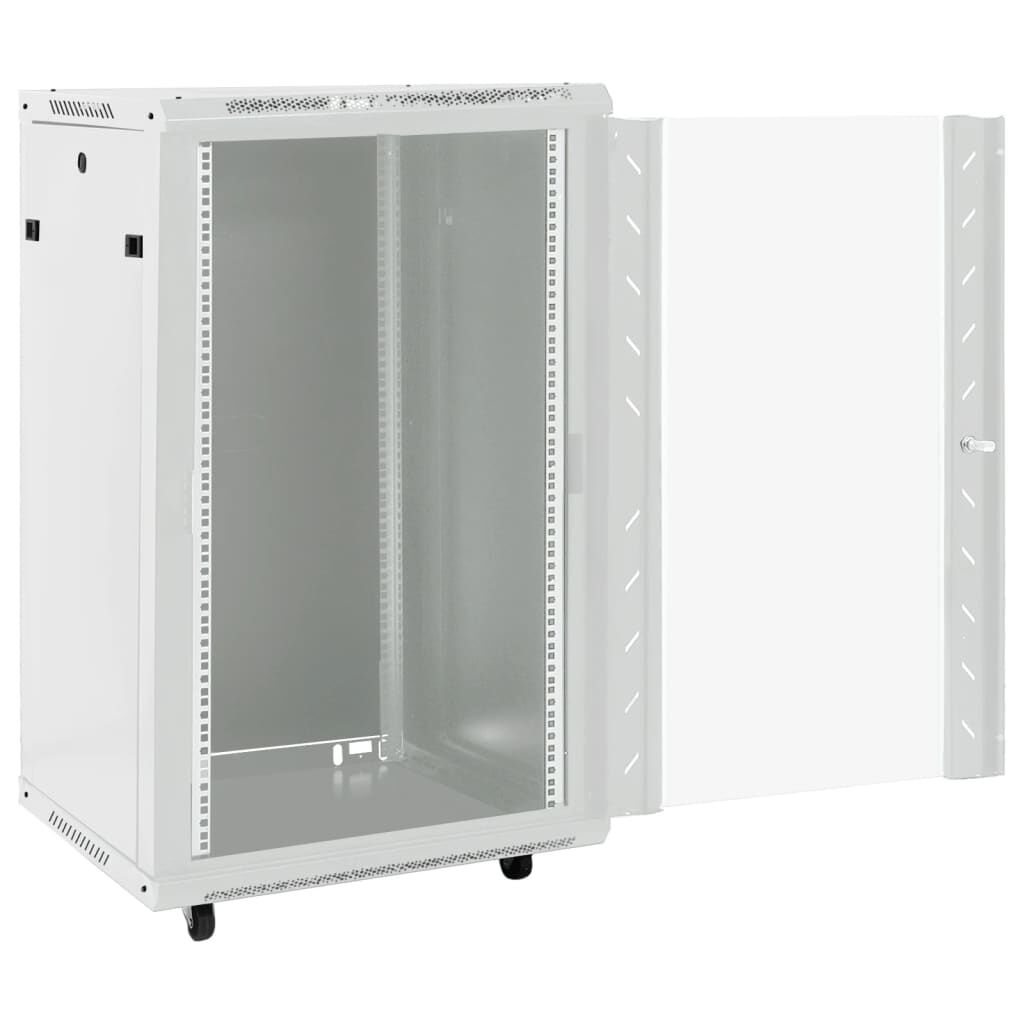 vidaXL Καμπίνα Δικτύου με Περιστ. Πόδια 18U 19" IP20 60x60x100 εκ.