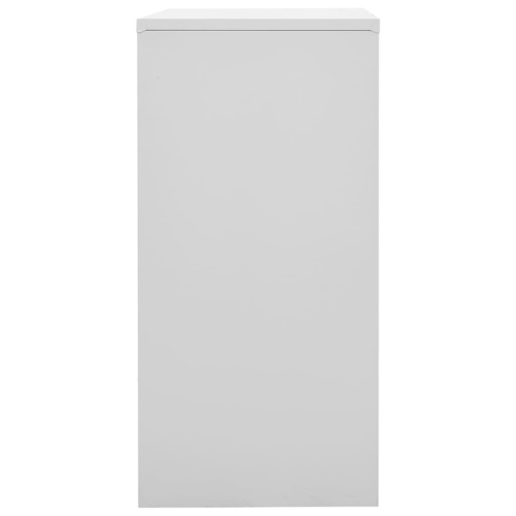 vidaXL Φοριαμοί 2 τεμ. Ανοιχτό Γκρι/Μπλε 90 x 45 x 92,5 εκ. Ατσάλινοι