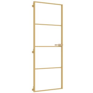 vidaXL &Epsilon;&sigma;&omega;&tau;&epsilon;&rho;&iota;&kappa;ή &Pi;ό&rho;&tau;&alpha; &Chi;&rho;&upsilon;&sigma;ή 76 x 201,5 &epsilon;&kappa;. &Psi;&eta;&mu;έ&nu;&omicron; &Gamma;&upsilon;&alpha;&lambda;ί & &Alpha;&lambda;&omicron;&upsilon;&mu;ί&nu;&iota;&omicron;