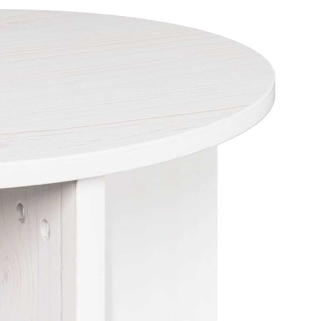 vidaXL Τραπεζάκι σαλονιού 2 pcs Λευκό 41.5 x 41.5 x 41 εκ