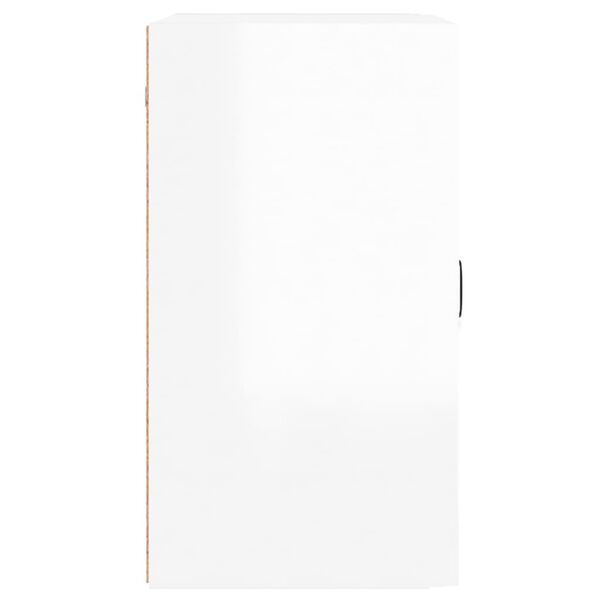 vidaXL Ντουλάπι Τοίχου Γυαλιστερό Λευκό 60x31x60 εκ Επεξεργασμένο Ξύλο