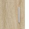 vidaXL Ντουλάπι Μπάνιου με πόρτα TULUM Sonoma Δρυς 37 x 31.5 x 203 εκ