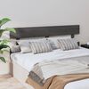 vidaXL Κεφαλάρι Κρεβατιού Γκρι 154 x 3 x 81 εκ. από Μασίφ Ξύλο Πεύκου