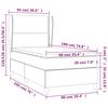 vidaXL &Kappa;&rho;&epsilon;&beta;ά&tau;&iota; Boxspring &mu;&epsilon; &Sigma;&tau;&rho;ώ&mu;&alpha; &Sigma;&kappa;&omicron;ύ&rho;&omicron; &Mu;&pi;&lambda;&epsilon; 90x190 &epsilon;&kappa;. &Beta;&epsilon;&lambda;&omicron;ύ&delta;&iota;&nu;&omicron;