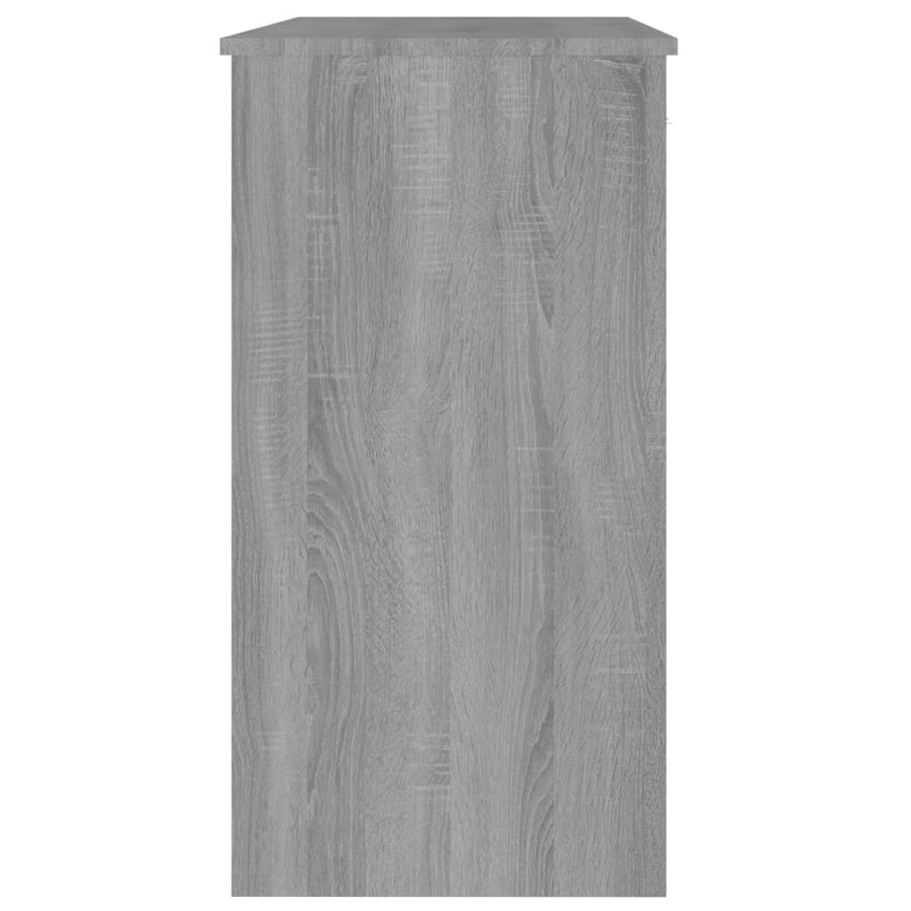 vidaXL Γραφείο Γκρι Sonoma 80 x 40 x 75 εκ. από Επεξεργασμένο Ξύλο