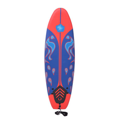 vidaXL Σανίδα Surf Μπλε/Κόκκινη 170 εκ.