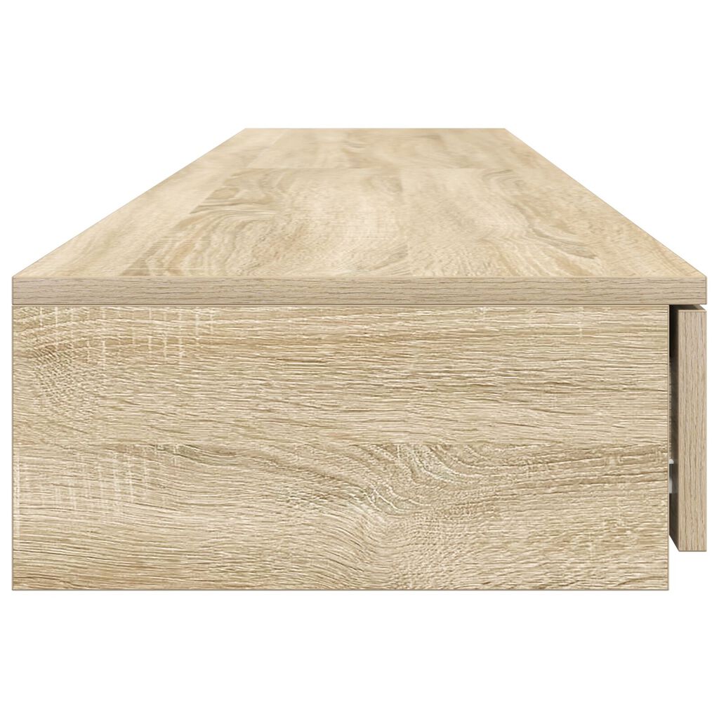 vidaXL Συρτάρια κρεβατιού με συρτάρι Sonoma Δρυς 200 x 36.5 x 16.5 εκ