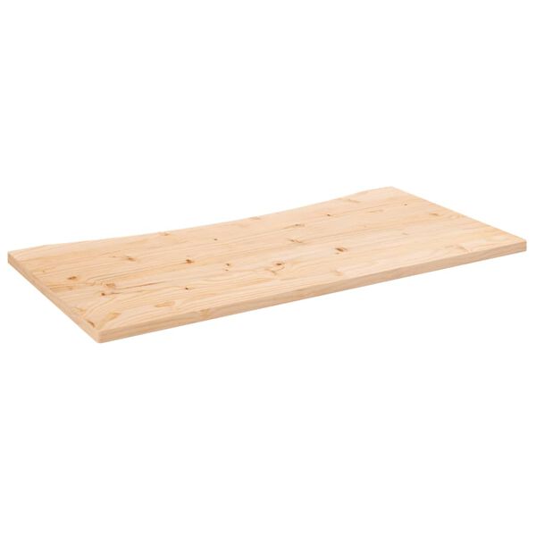 vidaXL Επιφάνεια Γραφείου 100 x 50 x 2,5 εκ. από Μασίφ Ξύλο Πεύκου