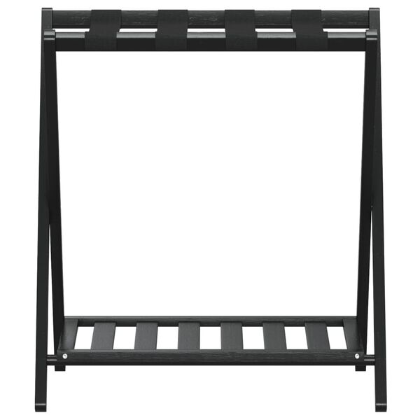 vidaXL Ράφι Αποσκευών Μαύρο 68 x 38 x 58 εκ. από Μπαμπού
