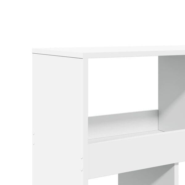 vidaXL Βιβλιοθήκη Λευκή 100x33x187,5 εκ. Επεξ. Ξύλο