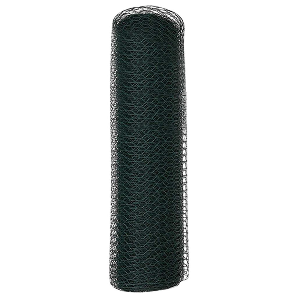 vidaXL Εξάγωνος Φράχτης Γκρίζος Πράσινο 1000 x 40 x 0.07 εκ